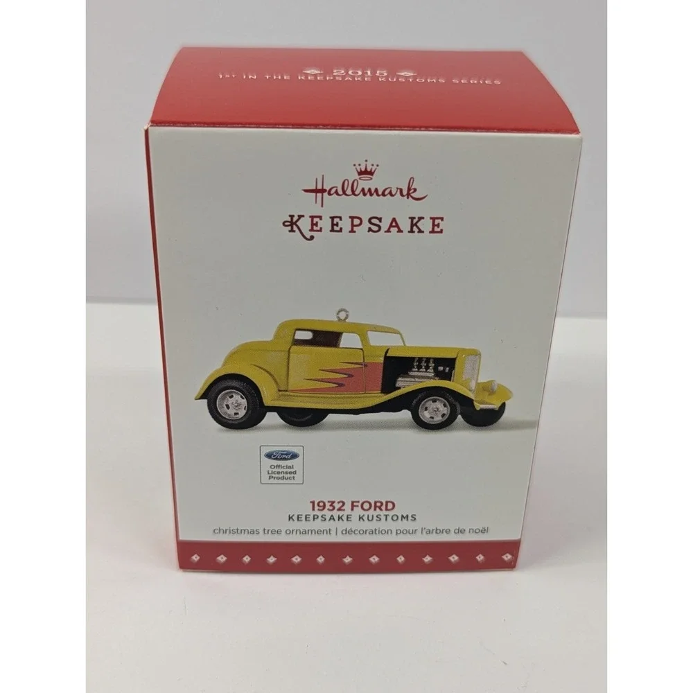 2015 Hallmark Keepsake Ornament 1932‎ Ford -1st in Keepsake Kustoms Series